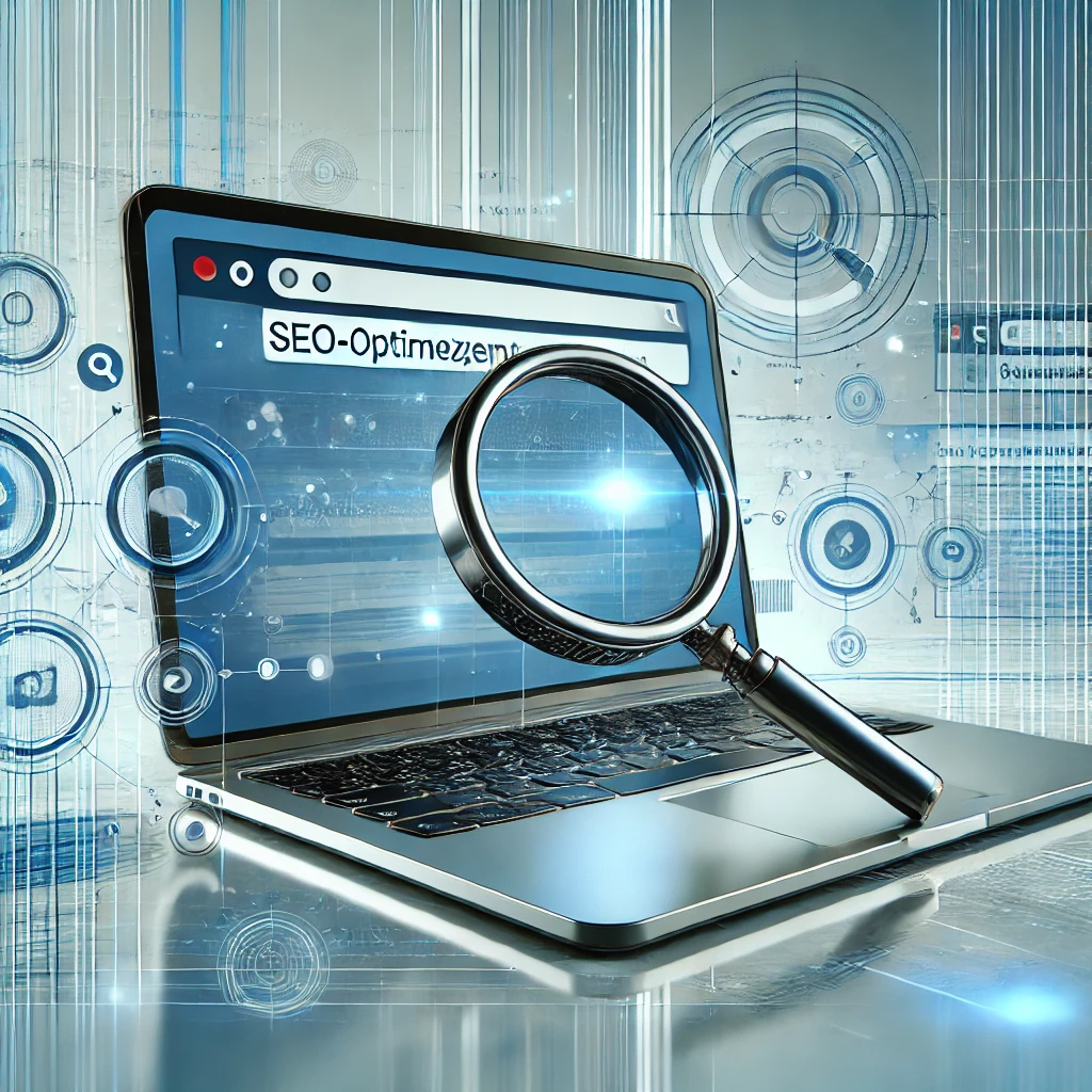 Schaubild für Computer mit dem SEO Maßnahmen durchgeführt werden